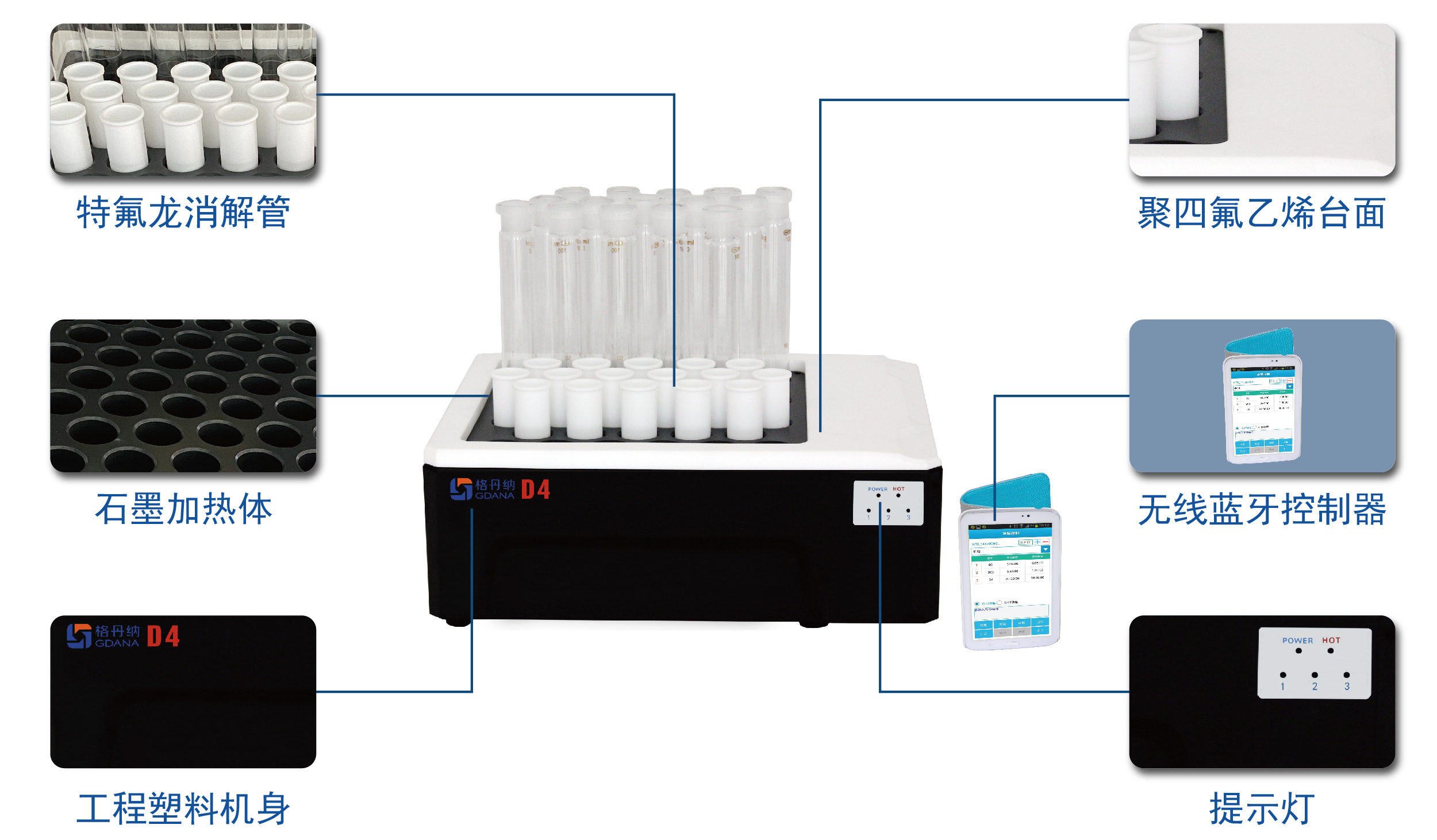 智能（néng）石墨消解儀（yí）細節圖